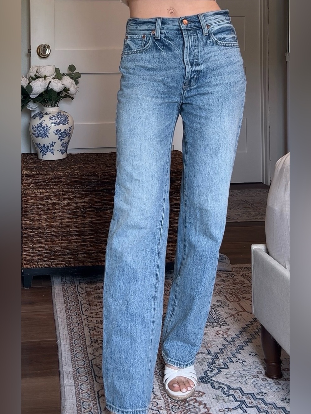 PISTOLA Cassie Super High Rise Straight Leg Jeans